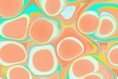 Background design- generator random spreading colored liquid on the surface of the water....