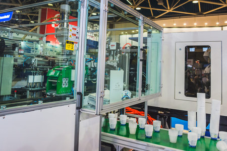 MOSCOW - January 25: Interplastica 2017. 20th International Trade Fair Plastics and Rubber-...