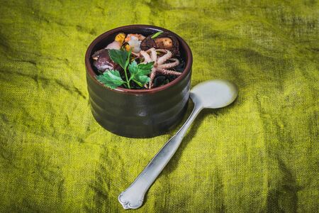 Food background. Healthy lifestyle - daily meals from organic products.の写真素材