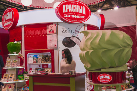 MOSCOW, RUSSIA - FEBRUARY 6-10: PRODEXPO 2017. 24th International Exhibition for Food, Beverages, Food Raw Materials.のeditorial素材