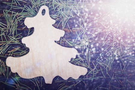 New Year background- Christmas Tree Needlesの写真素材