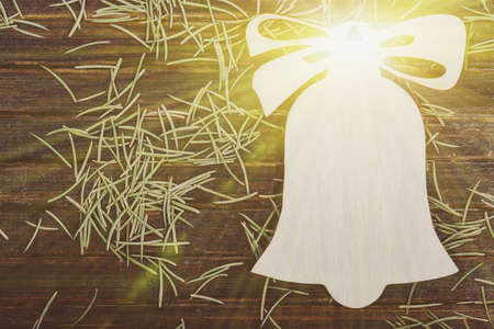 New Year background- Christmas Tree Needlesの写真素材