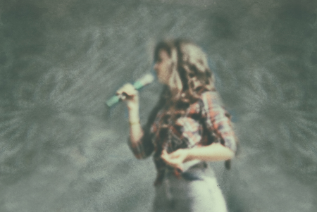 Actor skill - performance people on stage. Blurred background-scenario art. Retro photo.の写真素材