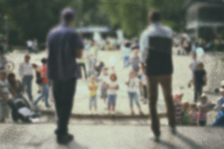 Actor skill - performance people on stage. Blurred background-scenario art. Retro photo.の写真素材