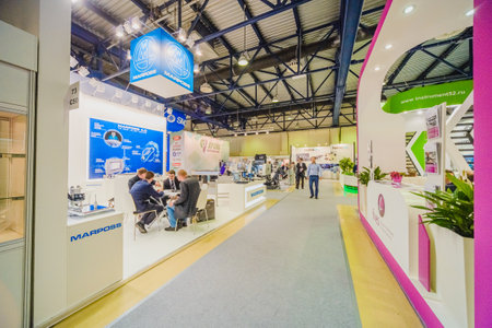 MOSCOW, RUSSIA, Expocentre - MAY 15-19, 2017: 18th international specialized exhibition "Equipment, instruments".
and tools for Metalworking industry".のeditorial素材