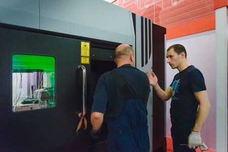 MOSCOW, RUSSIA, Expocentre - MAY 15-19, 2017: 18th international specialized exhibition Equipment,...