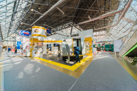 MOSCOW, RUSSIA, Expocentre - MAY 15-19, 2017: 18th international specialized exhibition Equipment,...