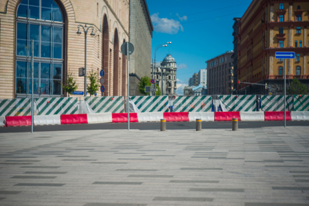 City blur- background beautiful. Wonderful bokeh in the blur area in the summer.の写真素材