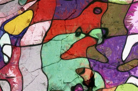 The background of graffiti- the art of self-expression. Character style and other ways of drawing abstract images. Is not propaganda drawing on the walls.の写真素材