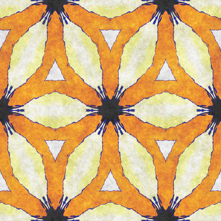 Abstract decoration- kaleidoscope seamless. Christmas ornament- mosaic winter motif.の写真素材