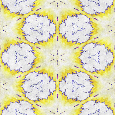 Abstract decoration- kaleidoscope seamless. Christmas ornament- mosaic winter motif.の写真素材