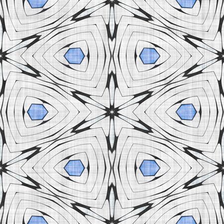 Sacred geometry- ornament mosaic. Mandala- artistic illustration. Abstract kaleidoscope- wall decor.  Print using napkins and tableclothsの写真素材