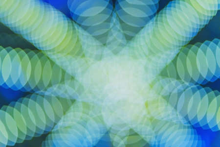 Abstract outline of light- colored circles bokeh. Blurred backgroundの写真素材