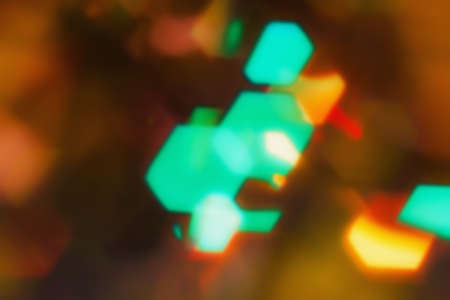 Abstract outline of light- colored circles bokeh. Blurred backgroundの写真素材