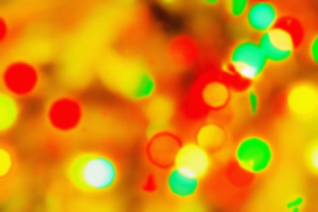 Abstract outline of light- colored circles bokeh. Blurred background