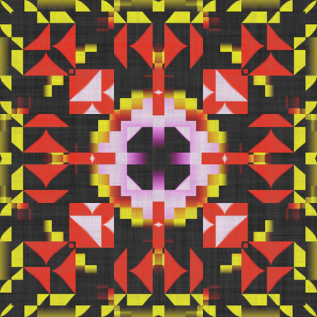 Abstract art- cartoon kaleidoscope. Sacred geometry- ornament mosaic. Mandala- artistic...
