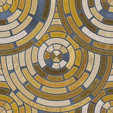 Art mosaic- tile glaze bathroom. Home architecture decor- abstract ceramic background. Wall intricate pattern- room interiorの写真素材