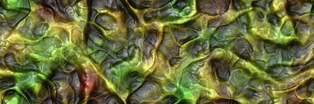 Wall art fiction- natural bronze. Abstract liquid metal effect. Background imagination- use...