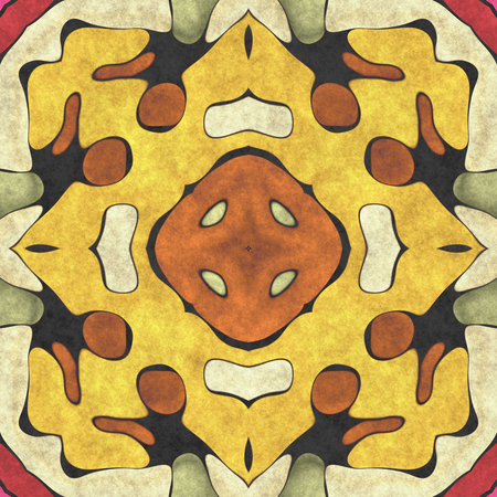 Seamless shape. Paper napkin- ornamental carpet. Tablecloth textileの写真素材