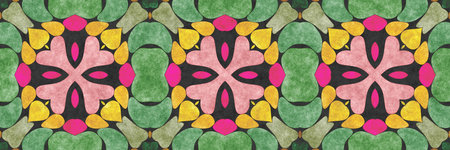 Seamless shape. Paper napkin- ornamental carpet. Tablecloth textile