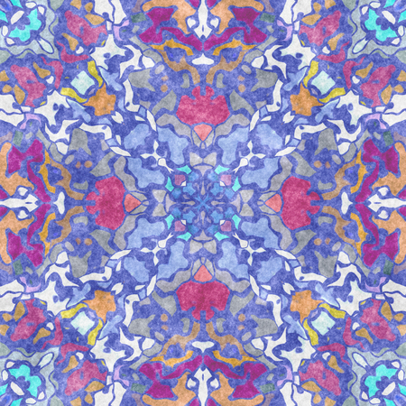 Seamless shape. Paper napkin- ornamental carpet. Tablecloth textileの写真素材
