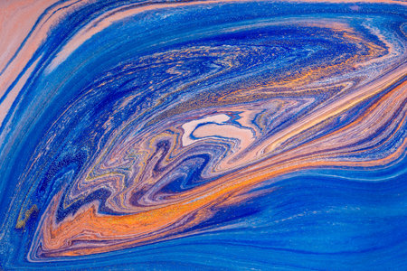 Paint marble texture- abstract wave watercolour. Marbleized effect- decor wall. Sea minerals-...