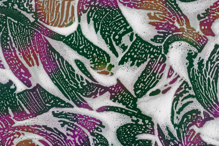 Drops- liquid foam. Fluid aqua- pattern nature. Background- cleansing wash. Shampoo bubbles- soapy...