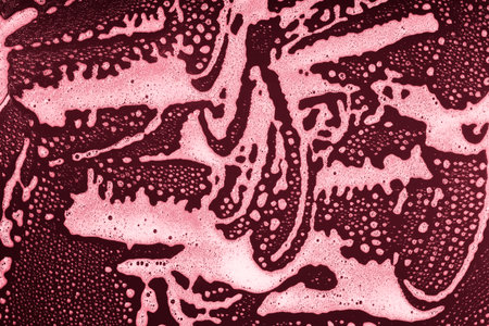 Drops- liquid foam. Fluid aqua- abstract pattern nature. Background- cleansing wash. Shampoo...