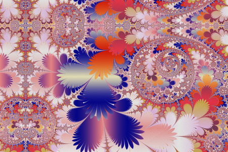 Esoteric- concept illustration. Artwork painting - art futuristic wallpaper. Digital 3D stylization.の写真素材