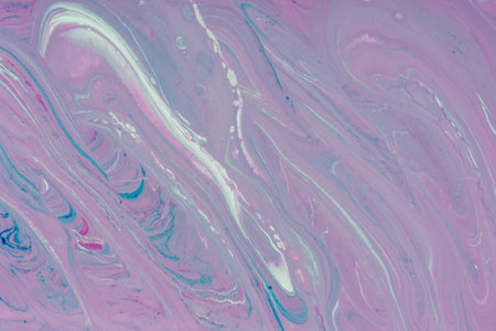 Fluid art- marbled effect. Abstract artwork- stain, splashes, smearing the dye. Liquid acrylic-...