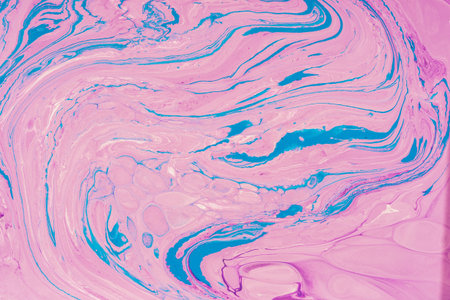 Fluid art- marbled effect. Abstract artwork- stain, splashes, smearing the dye. Liquid acrylic-...