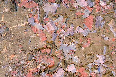 Background weathered paint cracked- destroyed texture. Distress surface- abstract pattern