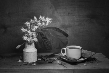 Still life- flower bouquet. Style rural- classical conceptの写真素材