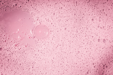 Drops- liquid foam. Fluid aqua- abstract pattern nature. Background- cleansing wash. Shampoo...