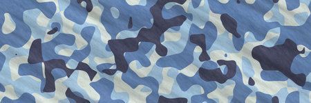 Seamless illustration- texture background. Pattern abstract- camouflage design. Spots on fabrics- camo textile. Geometric art- uniform huntの写真素材