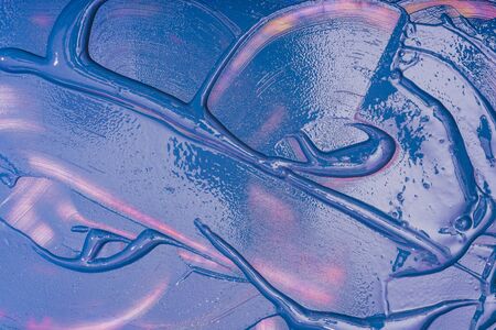 Fluid art photo- liquid acrylic. Background creative- color blot. Pigment water- paint mixingの写真素材