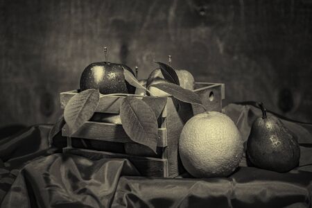 Fruit still life- food art. Traditional mealの写真素材