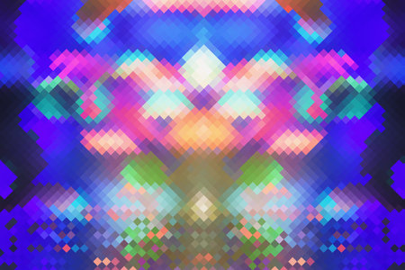 Digital abstract- pixel pattern. Creative design- color background