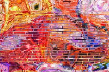 Background abstract paint- art digital. Art drawing- texture patternの写真素材