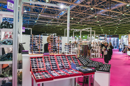 MOSCOW, RUSSIA - FEBRUARY 24-27: Fashion Trade Show 2020.34th international exhibition of mens,...