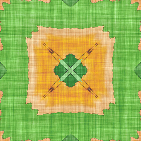 Abstract kaleidoscope- wall decor. Mandala- artistic illustration. Sacred geometry. Ornament mosaic-...