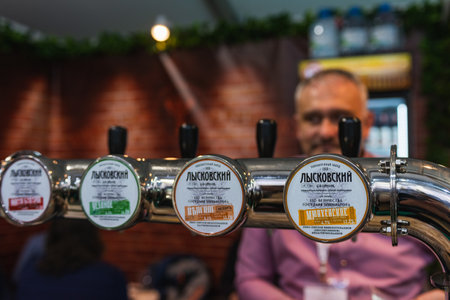 MOSCOW, RUSSIA - FEBRUARY 10-14: PRODEXPO 2020. International Exhibition Foodのeditorial素材