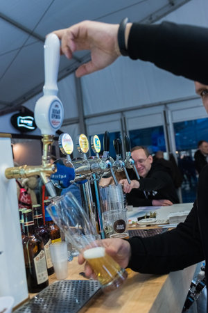 MOSCOW, RUSSIA - FEBRUARY 10-14: PRODEXPO 2020. International Exhibition Foodのeditorial素材