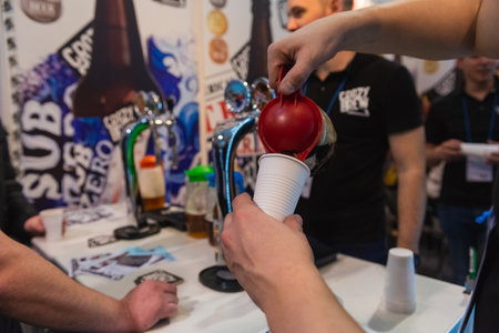 MOSCOW, RUSSIA - FEBRUARY 10-14: PRODEXPO 2020. International Exhibition Foodのeditorial素材