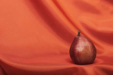 Still life- pear on a wooden background. Produce agriculture foodの写真素材