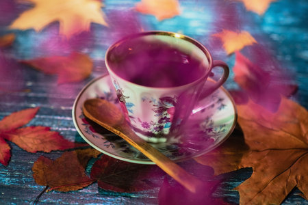Blurry focus. Still life- art style. Bokex effect- wonderful decoration of interior