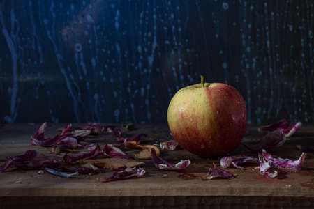 Background art- stylish still life flowers. Creative artwork used for printing on large format canvasの写真素材