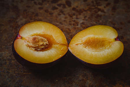 Beautiful fruits for vegan nutrition. The snapshot can be used in the work of the designerの写真素材