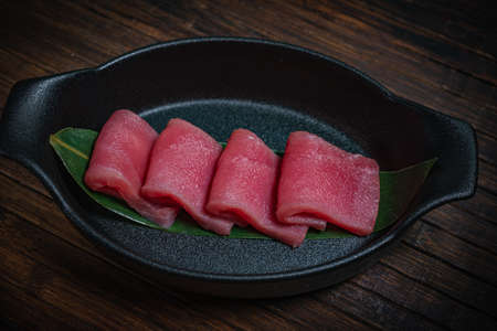 Sushi roll- gourmet fast food. Restaurant concept- asian menuの写真素材