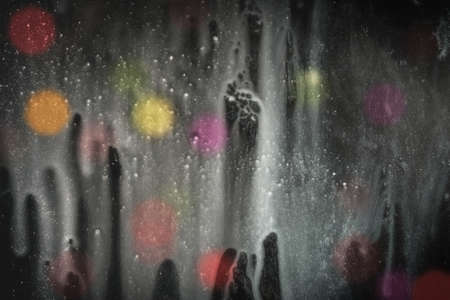 Drops - liquid foam. Fluid aqua- abstract pattern nature. Background cleansing wash. Shampoo bubbles - dish soap. Nature beauty view topの写真素材